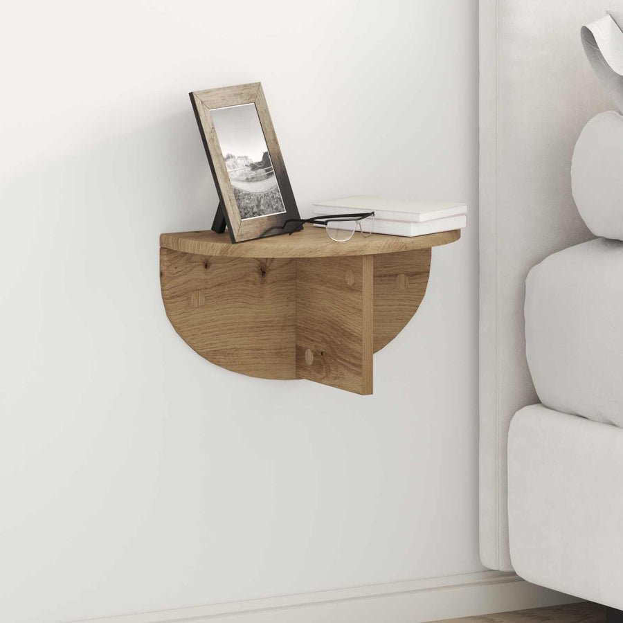 Wandplank Artisan Eiken 38 x 19 x 19 cm Bewerkt hout