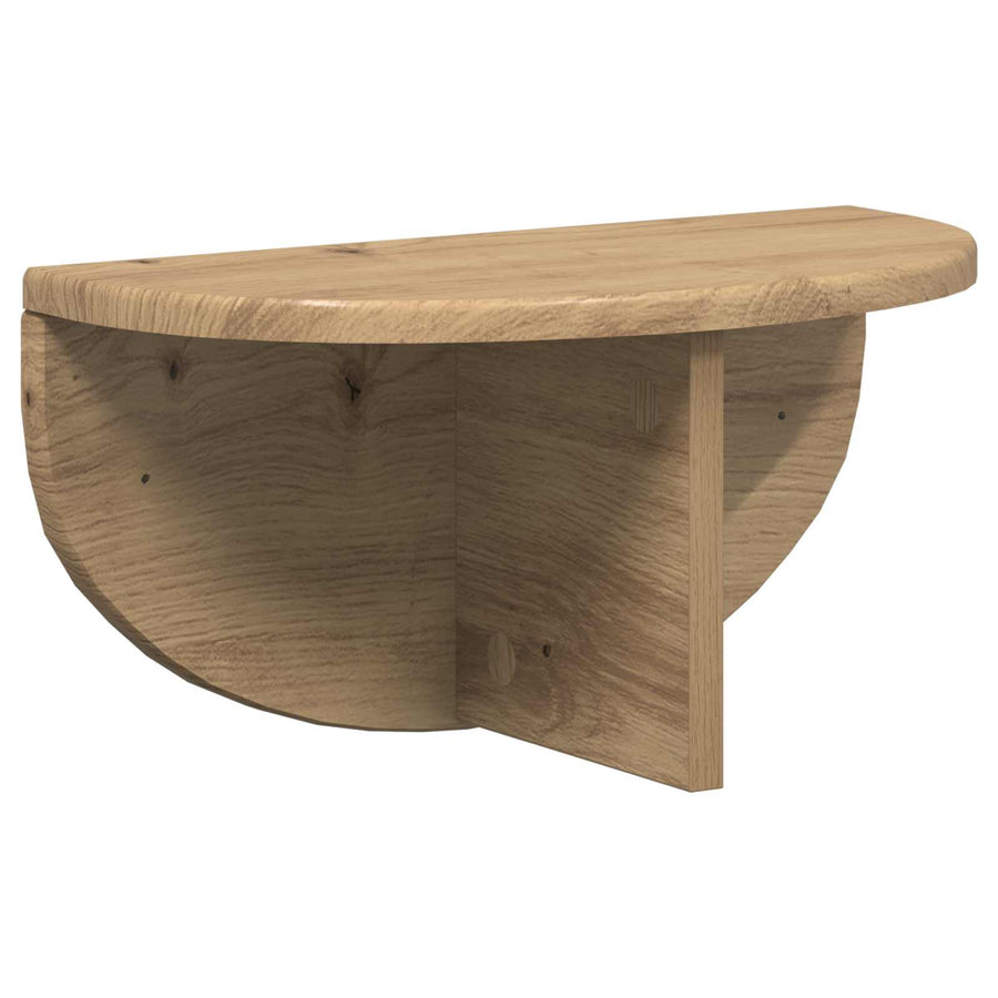 Wandplank Artisan Eiken 38 x 19 x 19 cm Bewerkt hout
