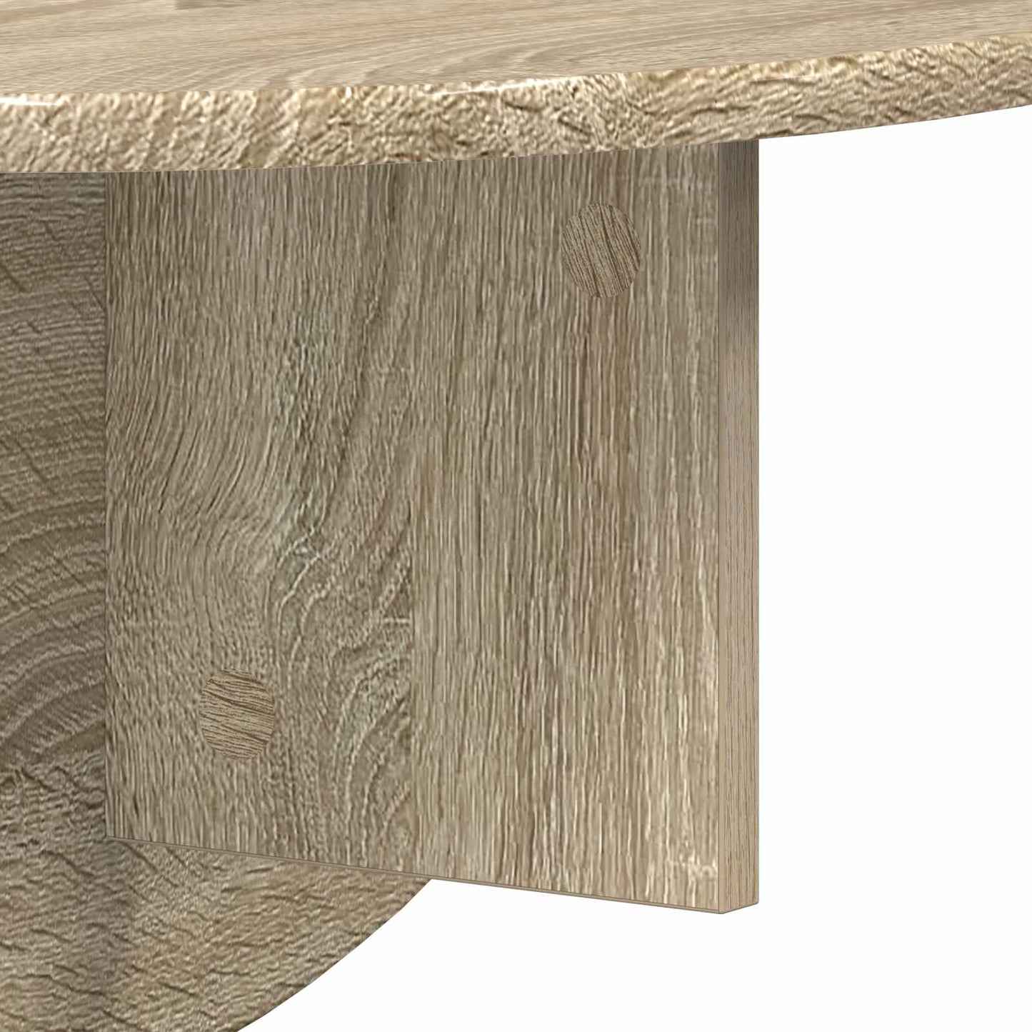 Wandplank Sonoma Eiken 38 x 19 x 19 cm Bewerkt hout