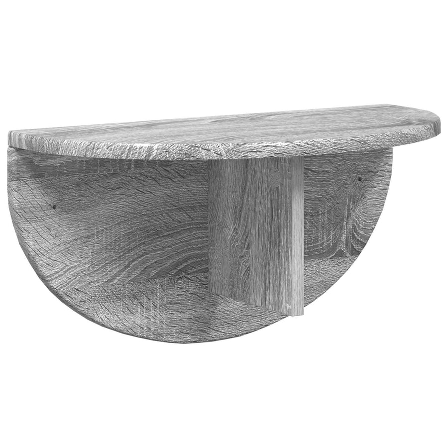 Wandplank Grijs Sonoma 38 x 19 x 19 cm Bewerkt hout
