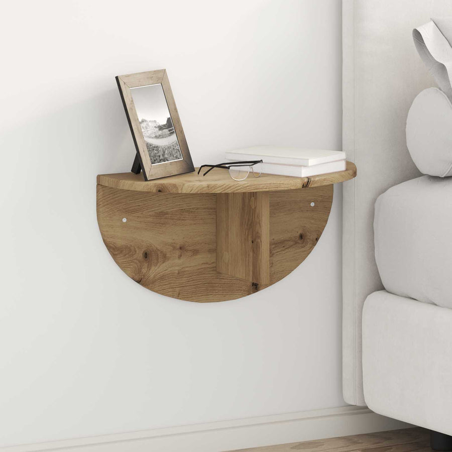 Wandplank Artisan Eiken 38 x 19 x 19 cm Bewerkt hout