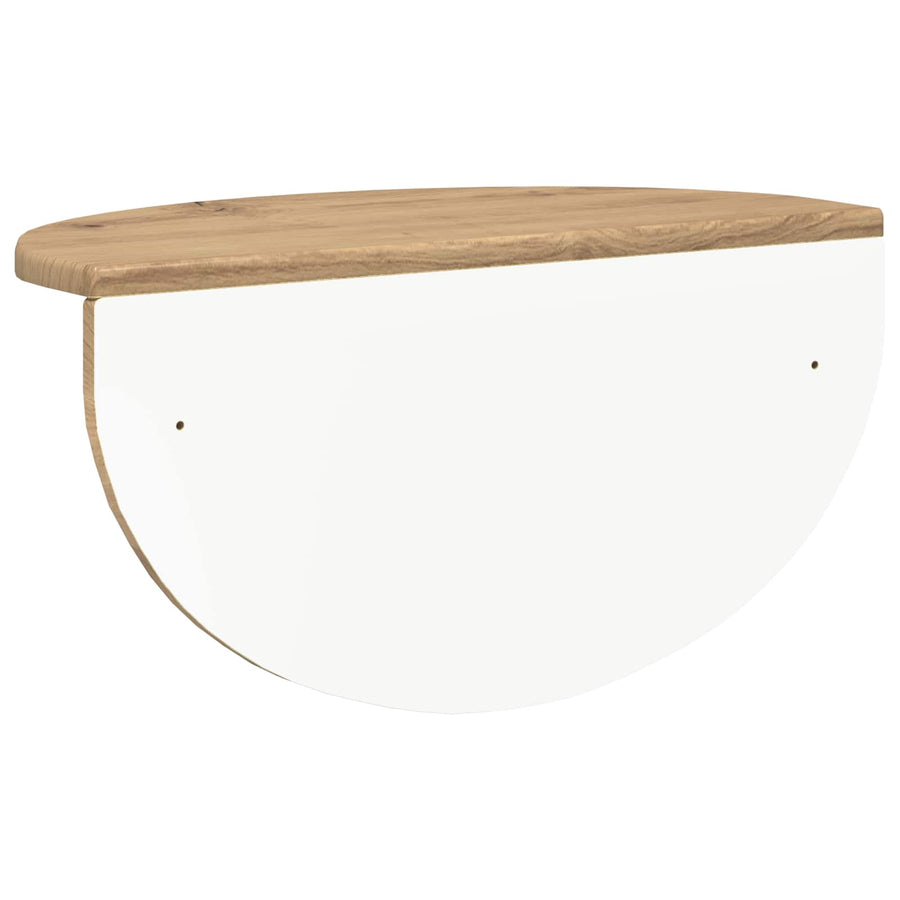 Wandplank Artisan Eiken 38 x 19 x 19 cm Bewerkt hout