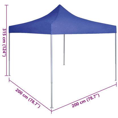 Partytent Blauw 200 x 200 x 315 cm Oxford Stof