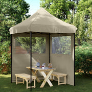 Partytent 200x200 cm taupe Oxford stof