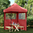 Partytent 200x200x306 cm bordeauxrood oxford stof