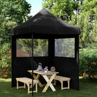 Partytent 200x200x306 cm zwart Oxford stof