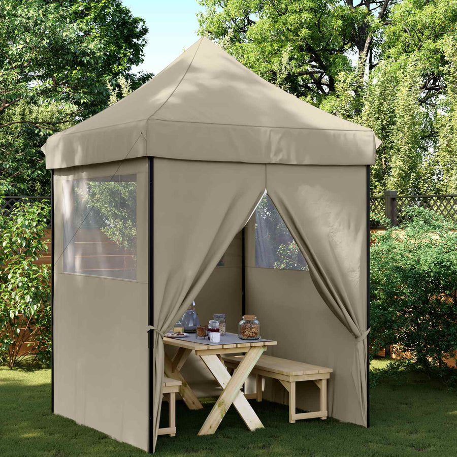 Partytent Taupe 200 x 200 x 306 cm Oxford Stof