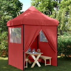 Partytent 200x200x306 cm bordeauxrood Oxford stof