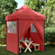 Partytent 200x200x306 cm bordeauxrood Oxford stof