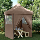 Partytent 200x200x306 cm bruin Oxford stof