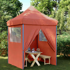 Partytent 200x200x306 cm terracotta Oxford stof