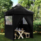 Partytent 200x200x306 cm zwart Oxford stof