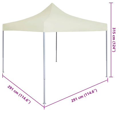 Partytent Crème 291 x 291 x 315 cm Oxford Stof