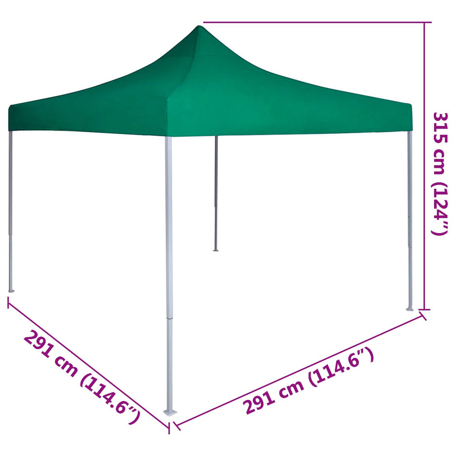 Partytent Groen 291 x 291 x 315 cm Oxford Stof