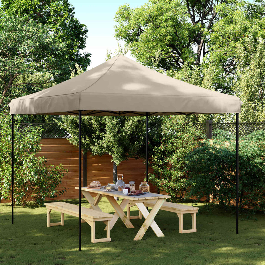 Partytent Taupe 292 x 292 x 315 cm Oxford Stof