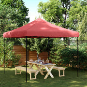 Partytent 292x292x315 cm Oxford stof bordeauxrood