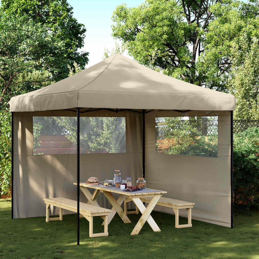 Partytent Taupe 292 x 292 x 315 cm Oxford Stof