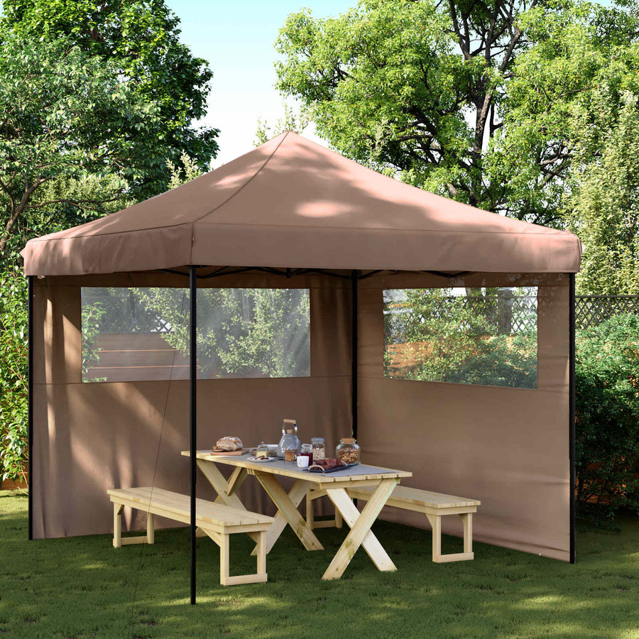Partytent Bruin 292 x 292 x 315 cm Oxford Stof
