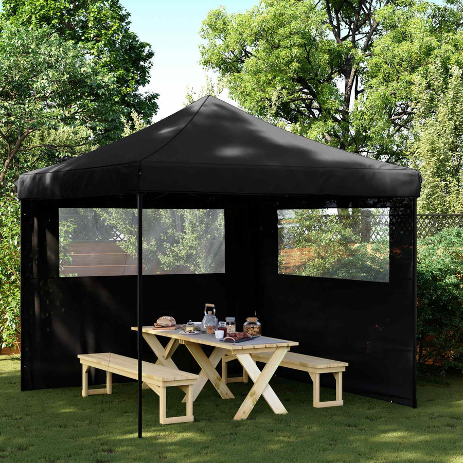 Partytent Zwart 292 x 292 x 315 cm Oxford Stof