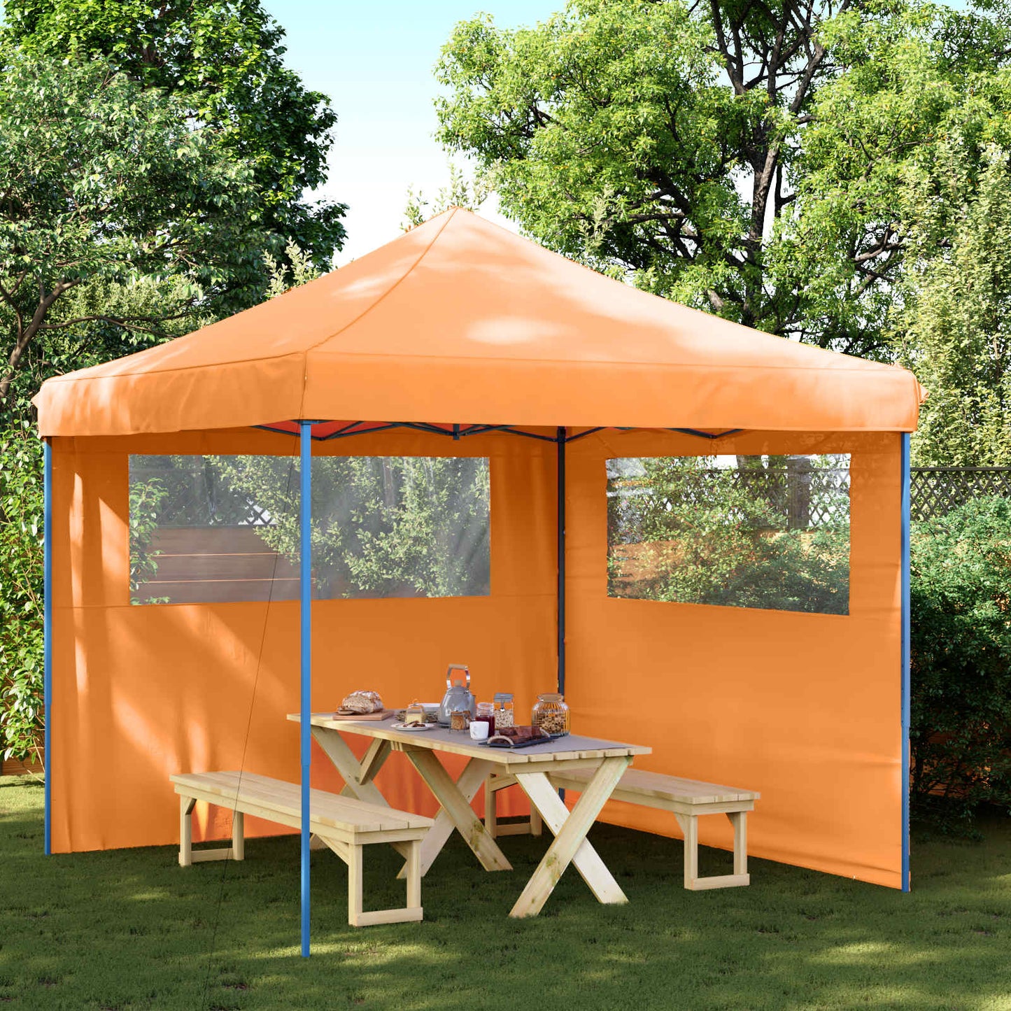 Partytent Oranje 292 x 292 x 315 cm Oxford Stof