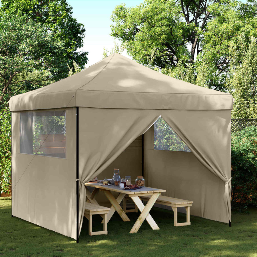 Partytent Taupe 292 x 292 x 315 cm Oxford Stof