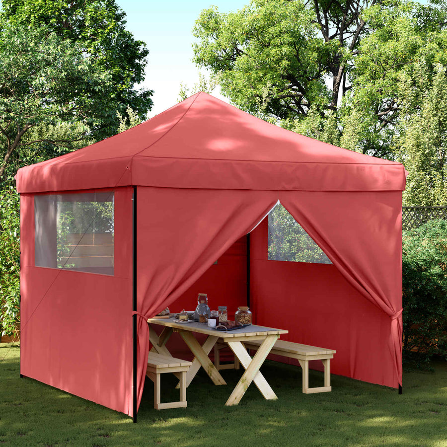 Partytent Bordeauxrood 292 x 292 x 315 cm Oxford Stof