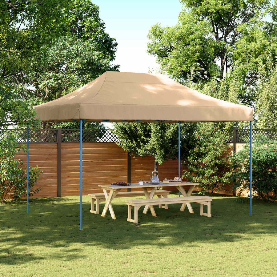 Partytent Beige 279 x 410 x 315 cm Oxford Stof