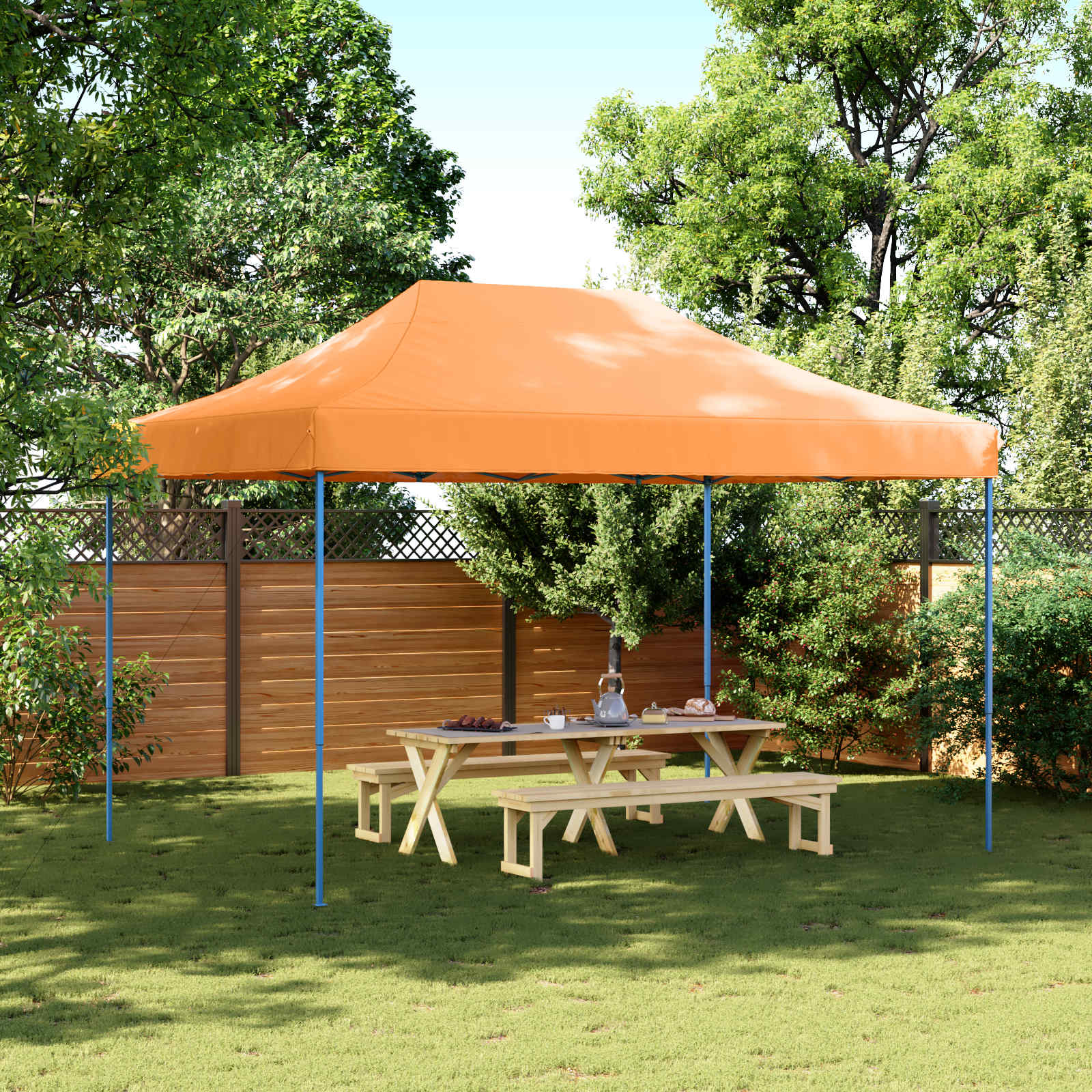 Partytent Oranje 279 x 410 x 315 cm Oxford Stof