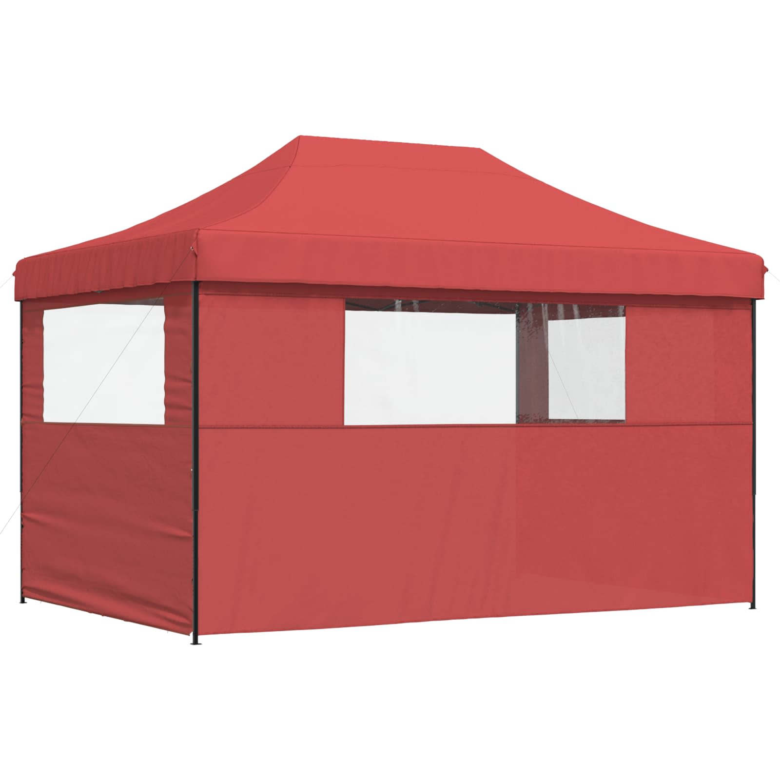 Partytent Bordeauxrood 279 x 410 x 315 cm Oxford Stof