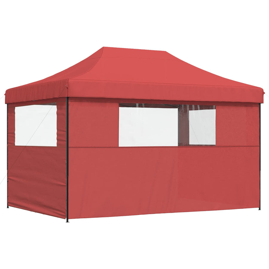 Partytent Bordeauxrood 279 x 410 x 315 cm Oxford Stof
