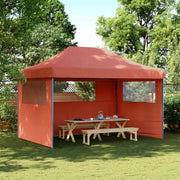 Partytent 279x410x315 cm terracotta Oxford stof
