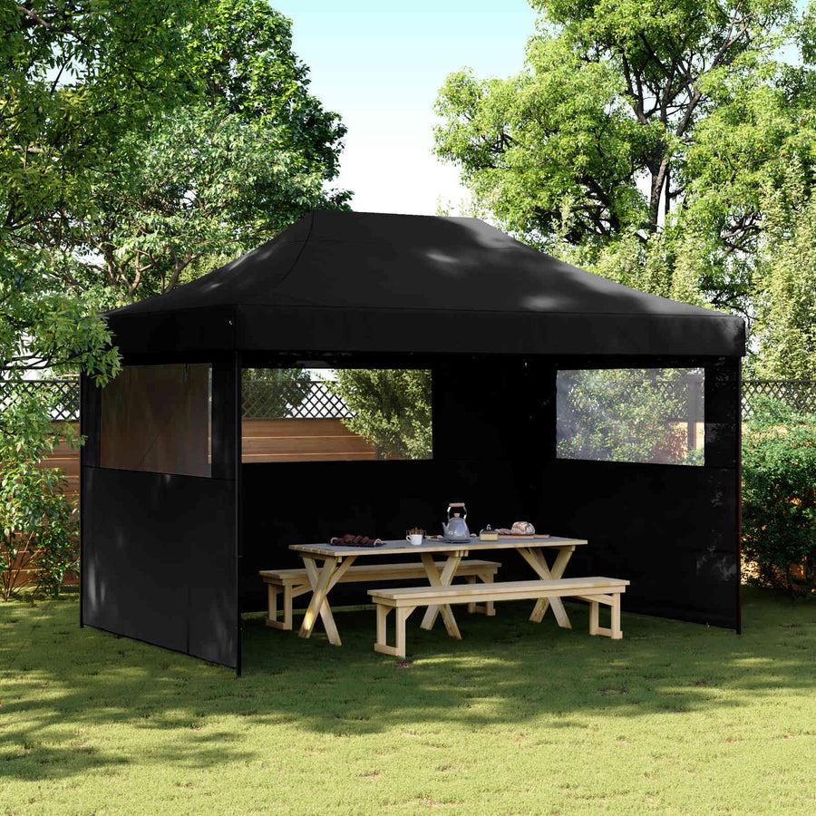 Partytent Zwart 279 x 410 x 315 cm Oxford Stof