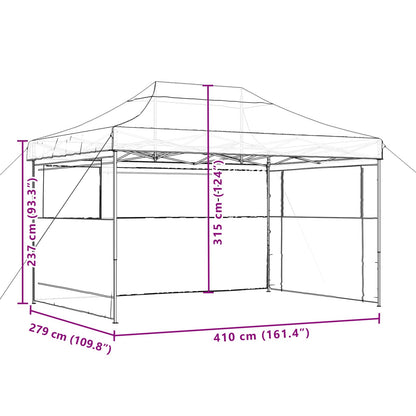 Partytent Oranje 279 x 410 x 315 cm Oxford Stof
