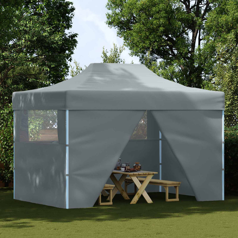 Partytent Antraciet 280 x 410 x 315 cm Oxford Stof