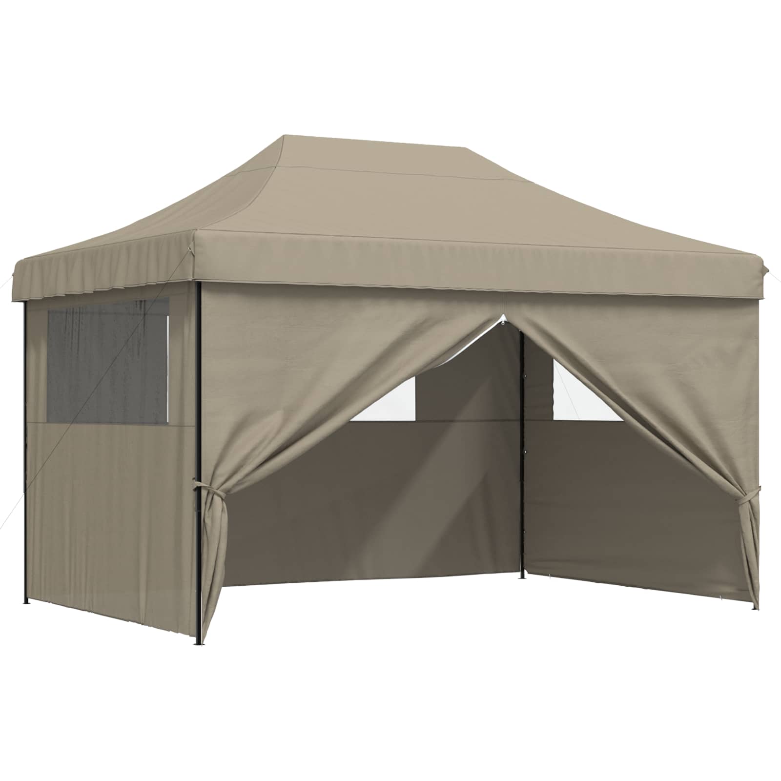 Partytent Taupe 279 x 410 x 315 cm Oxford Stof