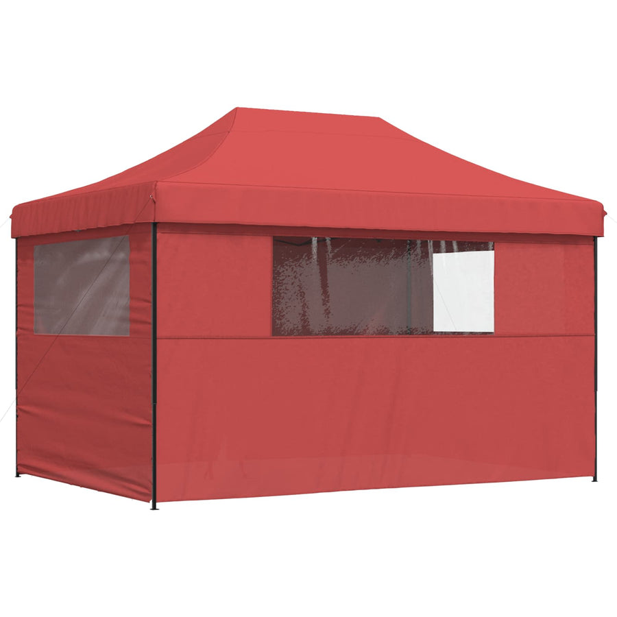 Partytent Bordeauxrood 279 x 410 x 315 cm Oxford Stof