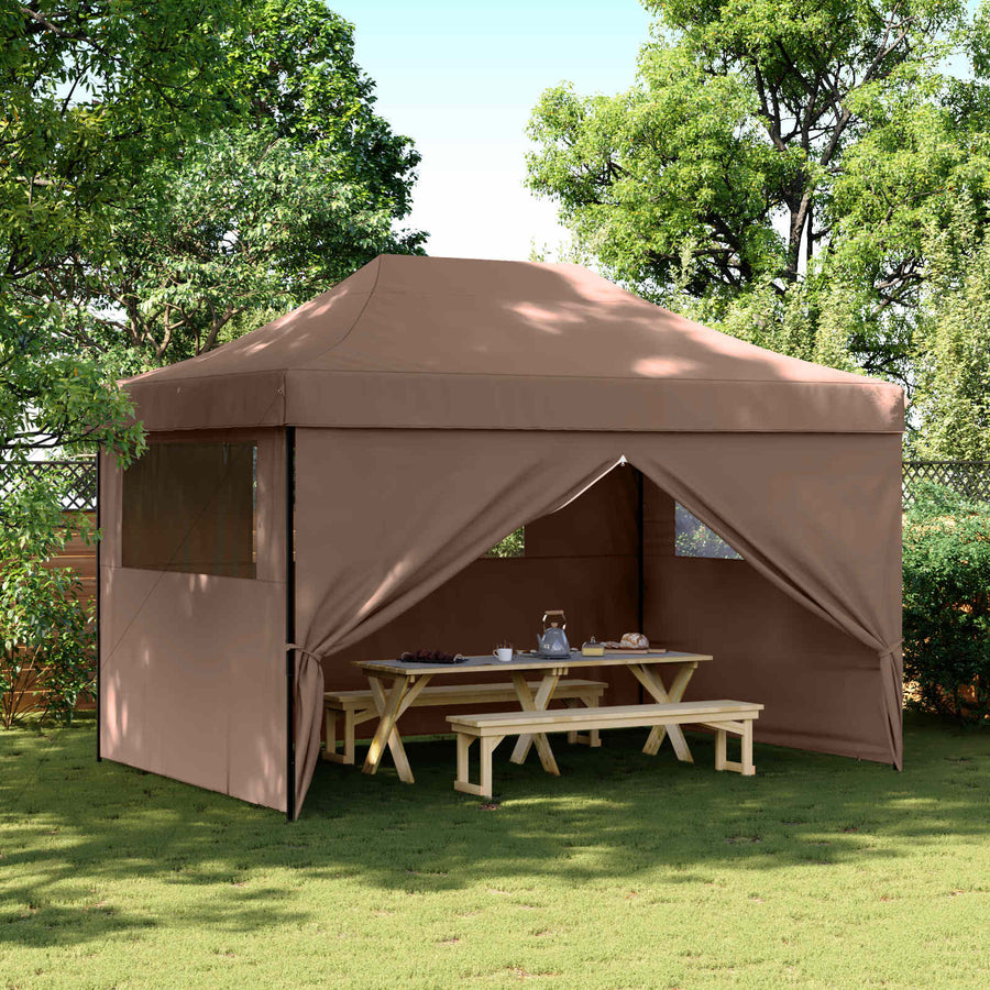 Partytent Bruin 279 x 410 x 315 cm Oxford Stof