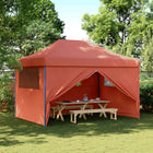 Partytent 279x410x315 cm Oxford stof terracotta