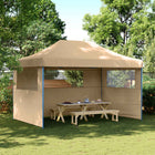 Partytent 440x292x315 cm beige Oxford stof