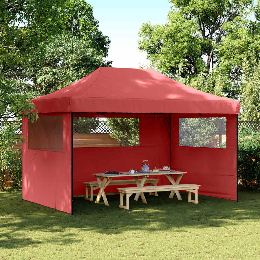 Partytent Bordeauxrood 292 x 440 x 315 cm Oxford Stof