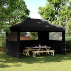 Partytent 292x440x315 cm Oxford stof zwart