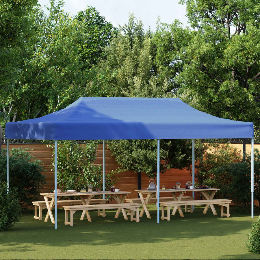 Partytent Blauw 291 x 580 x 315 cm Oxford Stof