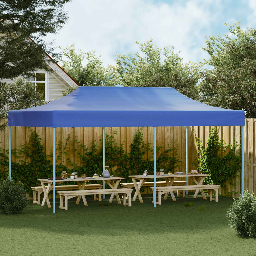 Partytent Blauw 291 x 580 x 315 cm Oxford Stof