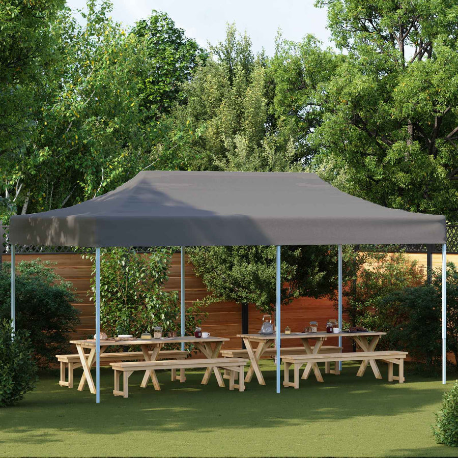 Partytent Antraciet 291 x 580 x 315 cm Oxford Stof