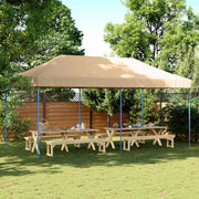 Partytent 292x580x315 cm beige Oxford stof