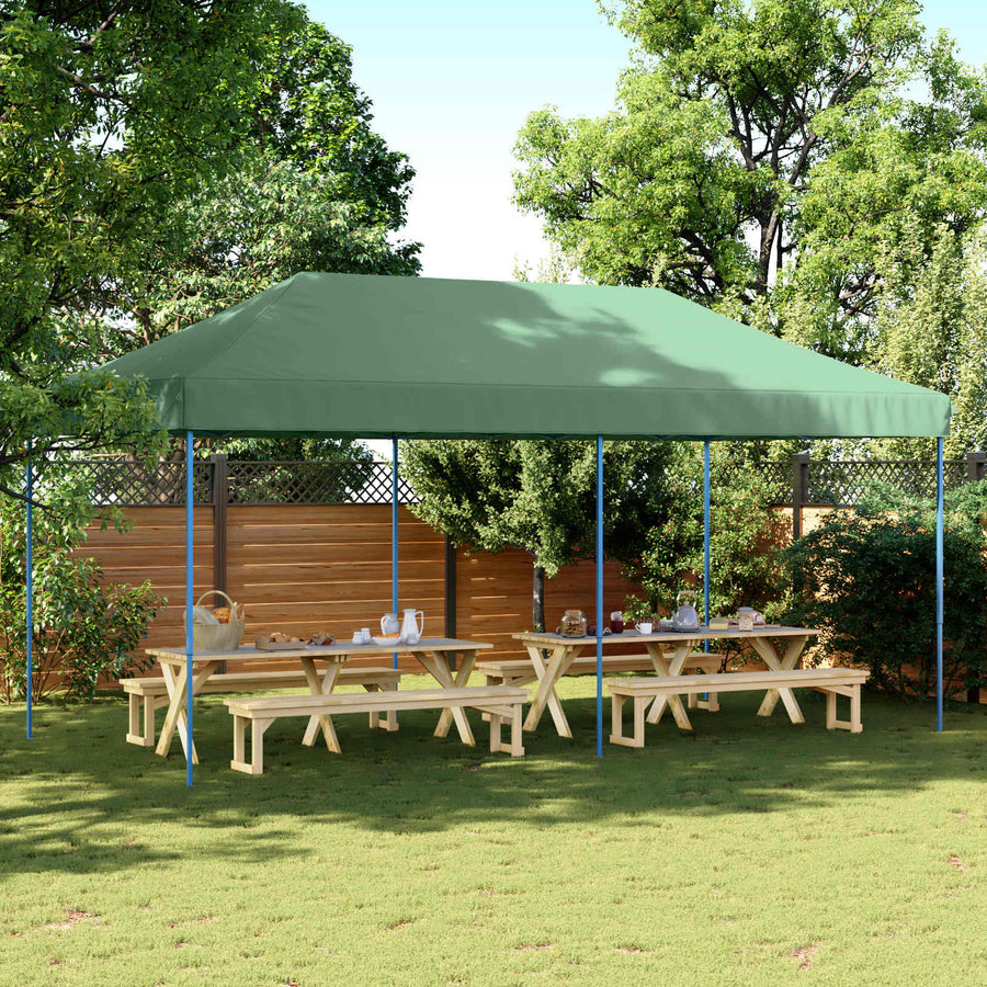 Partytent Groen 292 x 580 x 315 cm Oxford Stof