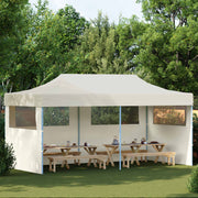 Partytent 291x580x315 cm crème Oxford stof