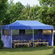 Partytent 580x291x315 cm blauw oxford doek
