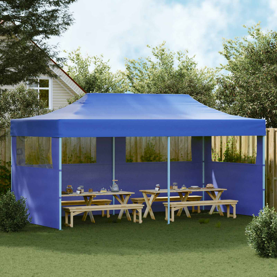 Partytent Blauw 291 x 580 x 315 cm Oxford Stof
