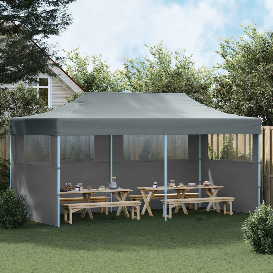 Partytent Antraciet 291 x 580 x 315 cm Oxford Stof
